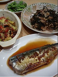 １０．９夕飯