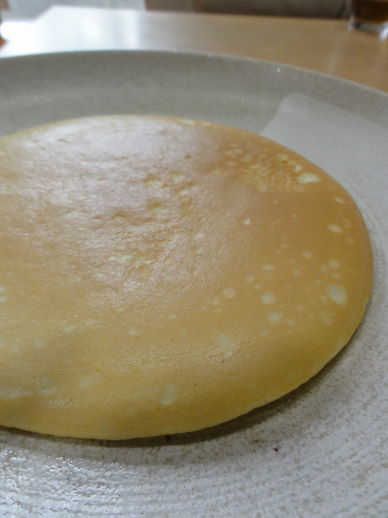 手作りミックスで作るホットケーキほか