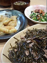 ８．２夕飯