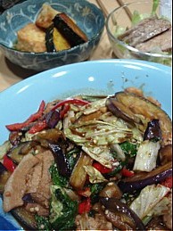 ８．１３夕飯