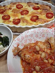 ９．５夕飯
