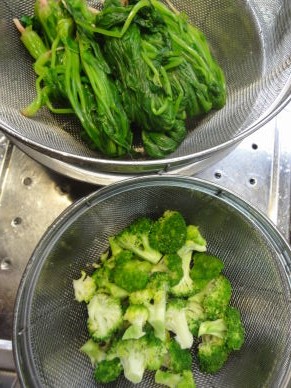 野菜の下準備