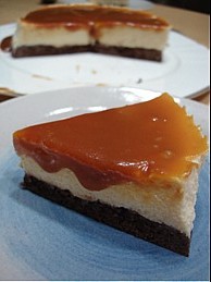 キャラメルムースのケーキ