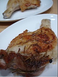 チキンのソテーローズマリー風味
