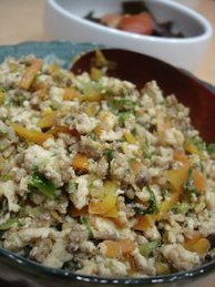粉だしで炒り豆腐