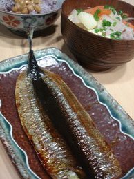 サンマの蒲焼き風