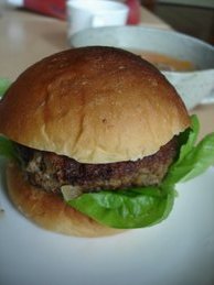 手作りハンバーガー