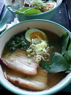 恩納の道の駅でラーメン＾＾