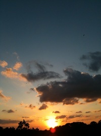 夕日♪