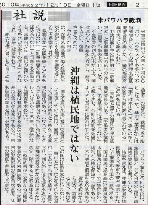 米の特権 二審も拒絶 基地従業員勝訴