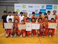 大分県 男子２位滝尾ﾐﾆﾊﾞｽｹｯﾄﾎﾞｰﾙｽﾎﾟｰﾂ少年団 第２８回 全九州ミニバスケットボール大会