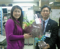 保里さんお疲れ様でした 2010/03/12 13:13:07