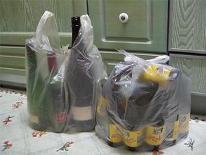 酒ビン出し