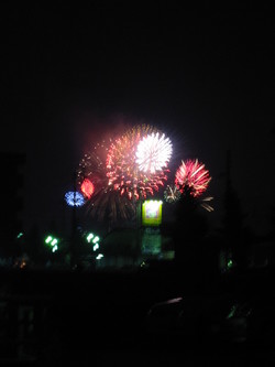 花火大会だった
