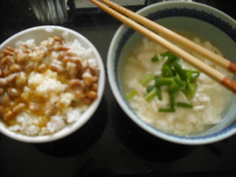 今朝の朝食
