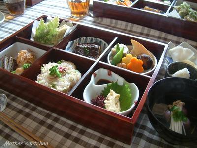 春色ちらし de 松花堂弁当