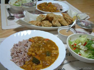 ベジカレー ＆　ポトラックパーティー