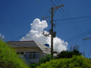 ８月の入道雲