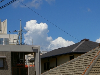 ８月の入道雲