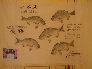 魚拓の群れ