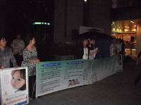 児童虐待防止推進月間ＰＲ活動やりましたよ！ 2010/11/09 20:10:28