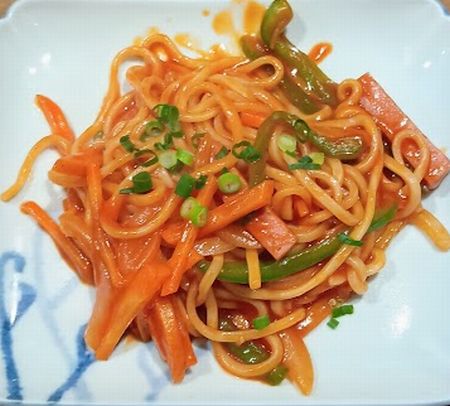 沖縄そばナポリタン