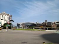 平日の台中駅