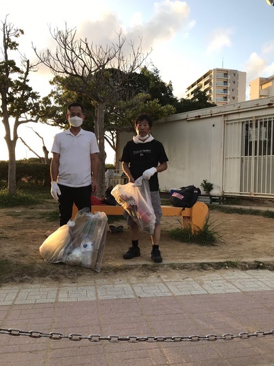 漫湖公園の清掃活動【神原中OB　2022年4月　1回目】