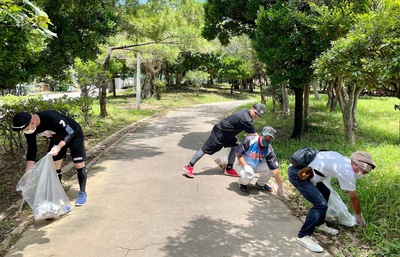 漫湖公園の清掃活動【古蔵中OB　2022年5月　2回目】