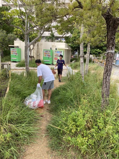 漫湖公園の清掃活動【神原中OB　2022年9月　1回目】