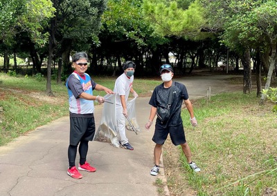 漫湖公園の清掃活動【神原中OB　2022年10月　1回目】