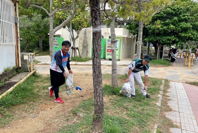 漫湖公園の清掃活動【古蔵中OB　2022年10月　2回目】