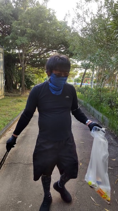 漫湖公園の清掃活動【鏡原中OB　2022年11月　2回目】