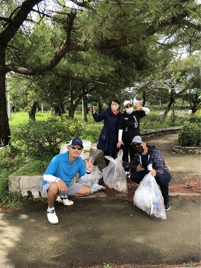 漫湖公園の清掃活動【上山中OB　2022年12月　1回目】