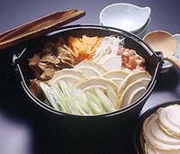 石焼きせんべい汁　酒酔人風