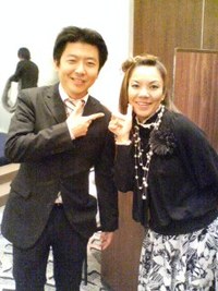 お友達と遭遇♪今夜最後の披露宴でした〜 2009/12/31 17:51:34