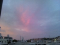 昨日のお空♪台風さんバイバイ〜 2011/08/08 17:43:52