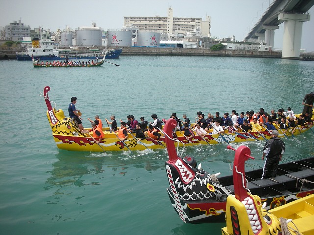 古蔵中学校ハーリー練習