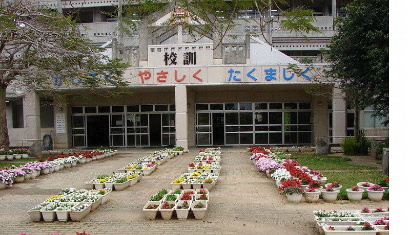 石田中学校の花