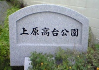 上原高台公園。