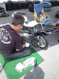 恒例のバイクレース 2009/04/19 21:25:12