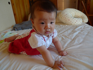 腕立てもできるよ
