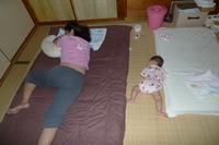 母子の寝相