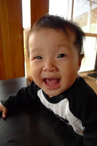 歯が見えますか？