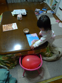 大事な風船に 2011/02/08 15:39:19