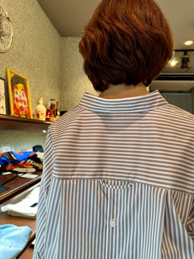 coomb☆上品な張り感のストライプシャツ