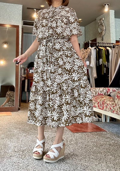 leMARAIS☆大人こティアードワンピース