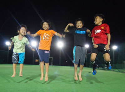 フットサル試合。