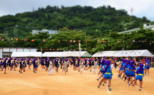 沖縄的運動会。
