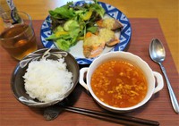 鮭のマヨネーズ焼き＆豆腐ハンバーグ 2017/12/26 22:02:00